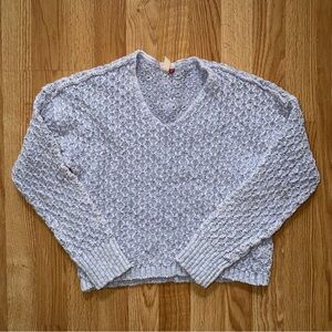 Pilcro Lavender V-Neck Sweater